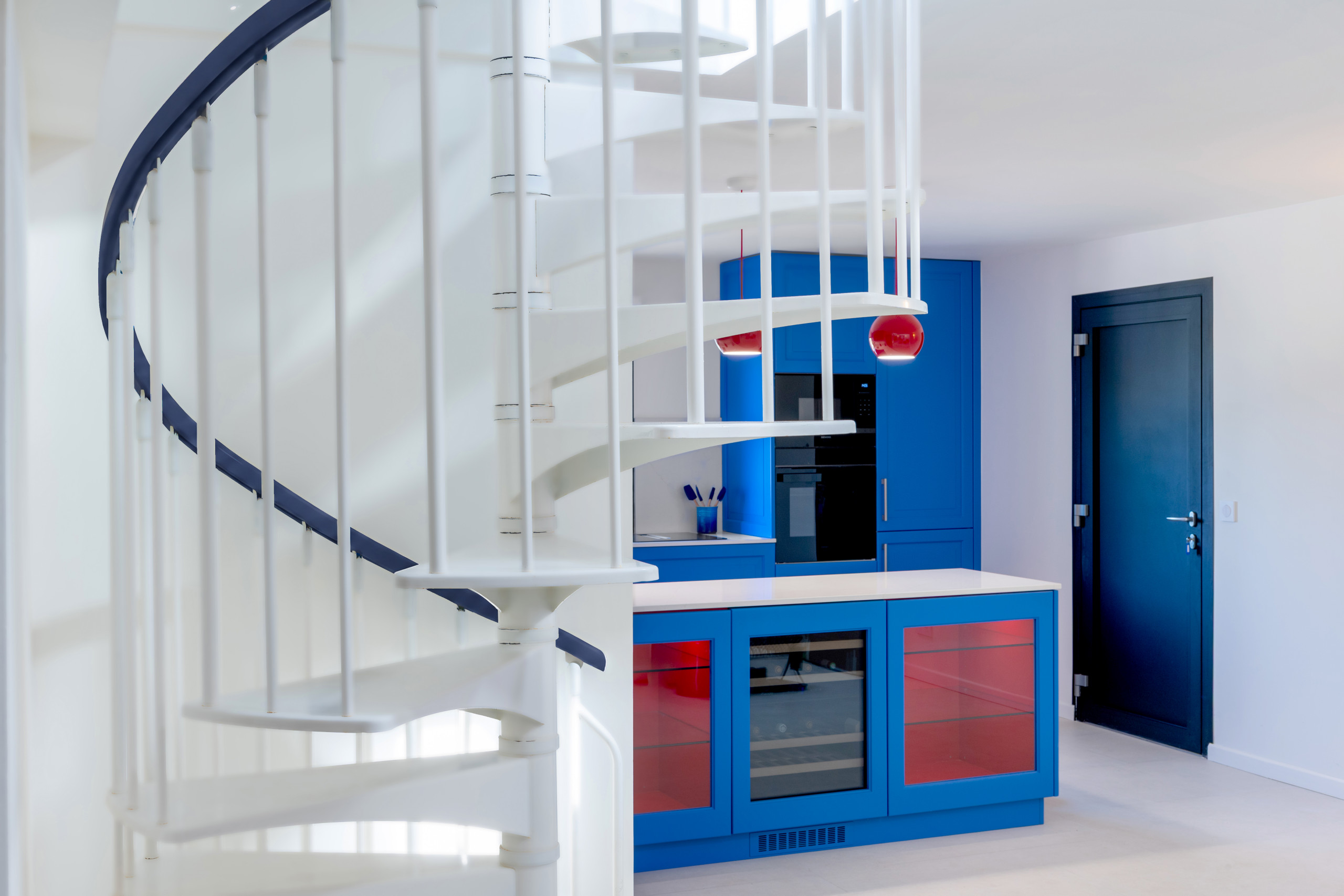 Cuisine duplex rénovation DDCA Nathalie Weiss