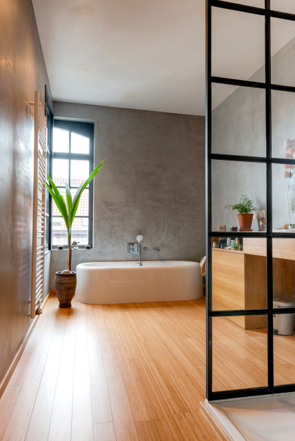 LOFT industrial-cuarto-de-bano