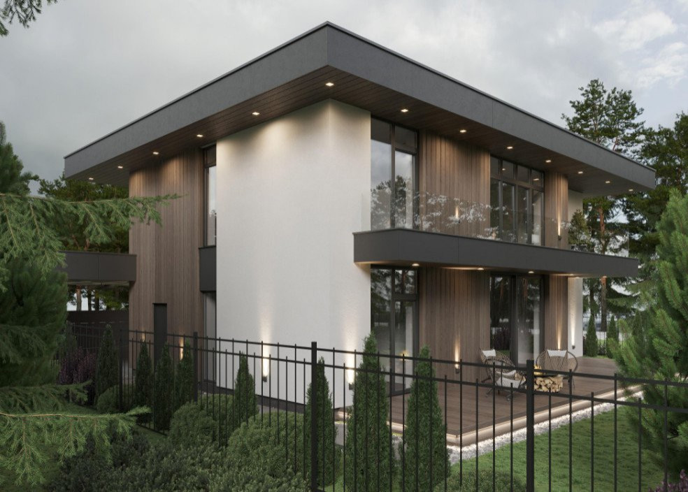 Архитектурный проект  индивидуального жилого дома. Московская область, р-н Рамен