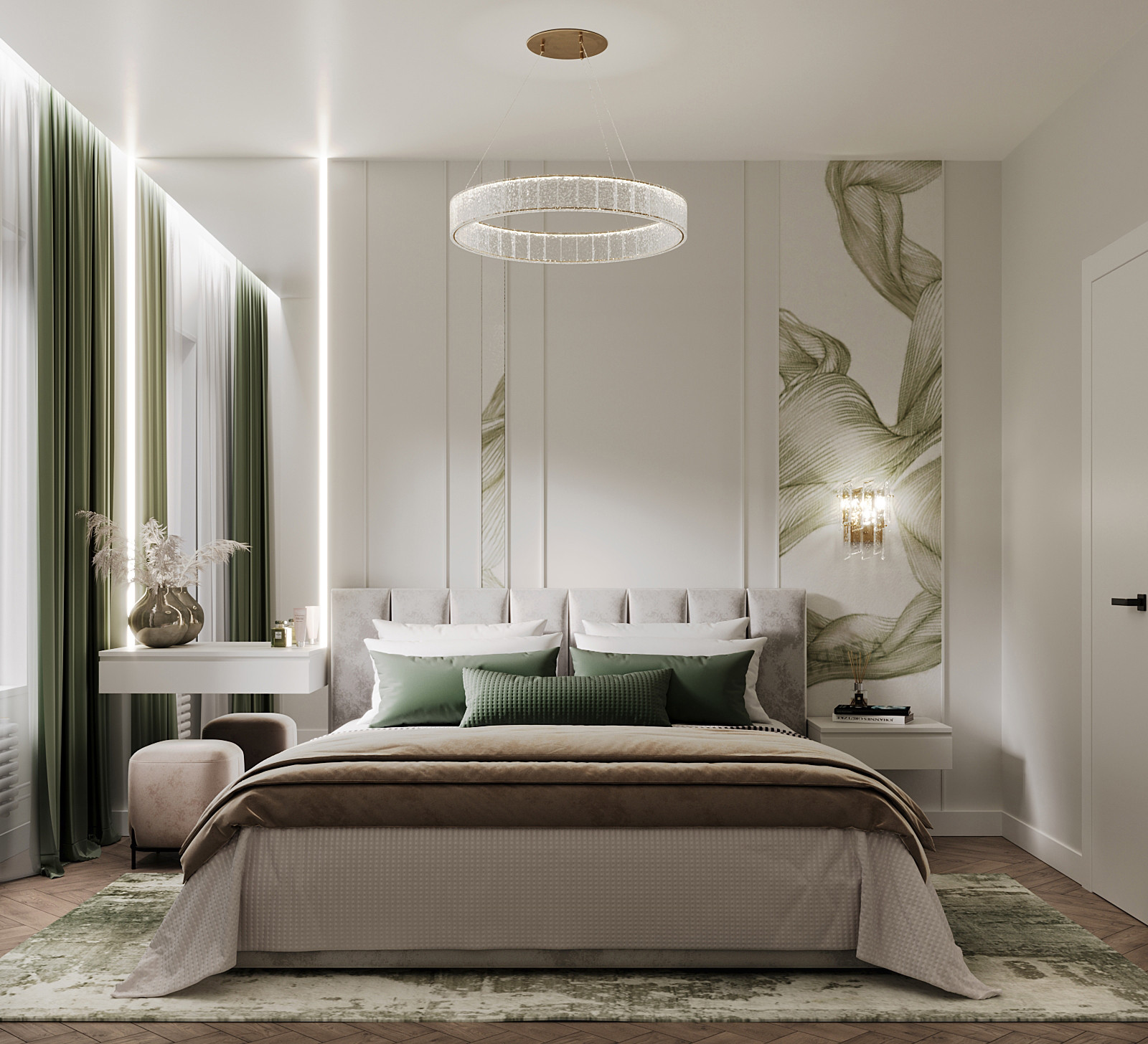 Спальная комната в ЖК Видный