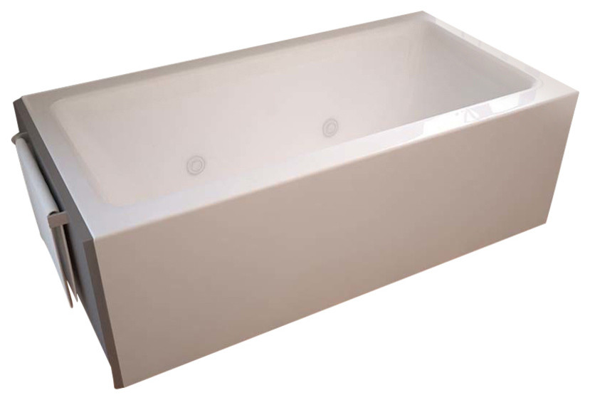 Venzi Madre, 30 x 60 Front Skirted Tub with Right Drain By Atlantis