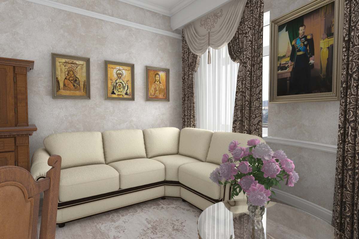 Дизайн-проект квартиры по ул. Серышева