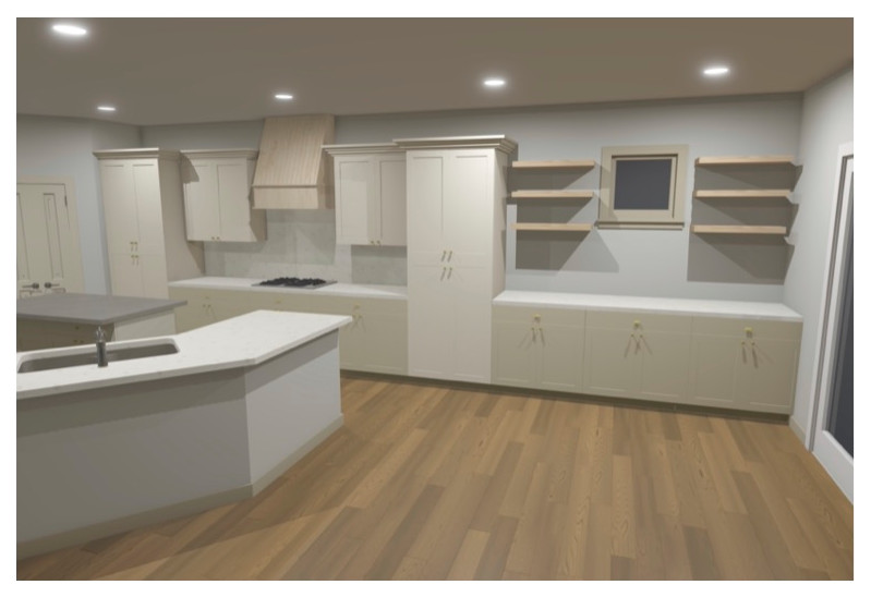 Sanders Kitchen 3D Design Rendering