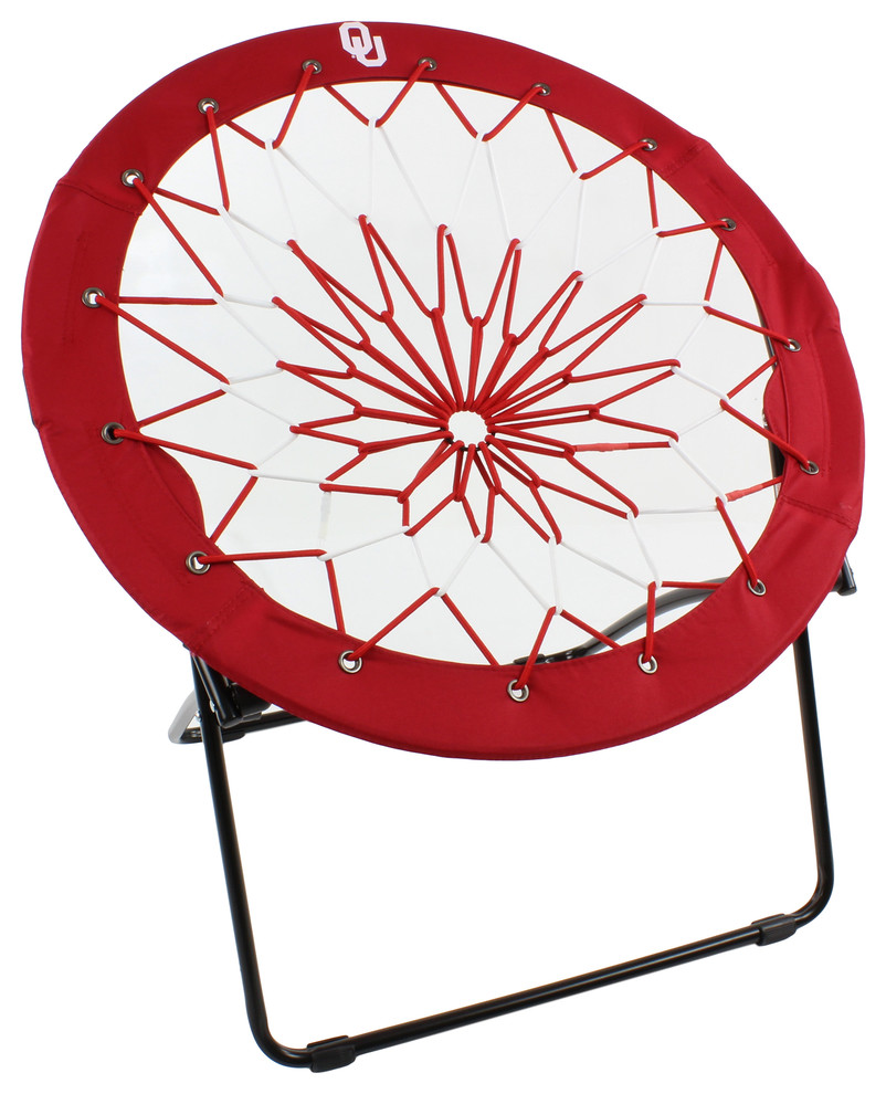 Oklahoma Sooners Bunjo Chair Contemporary Outdoor Folding Chairs