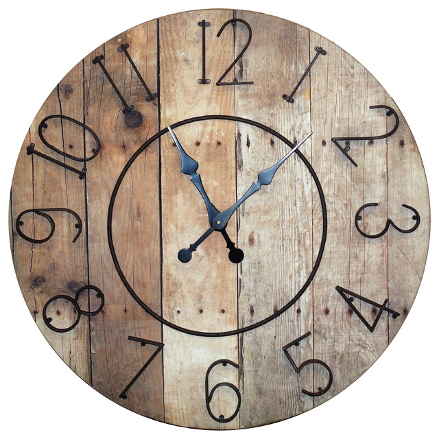 Rustic Wall Clock