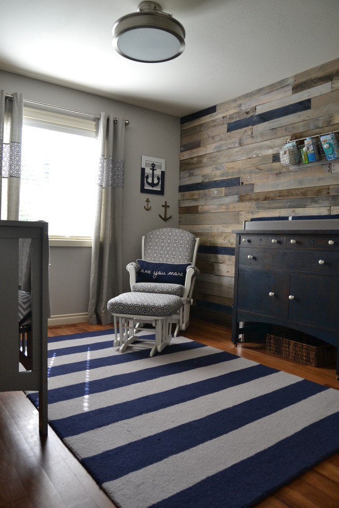 Transitional home design photo in Seattle