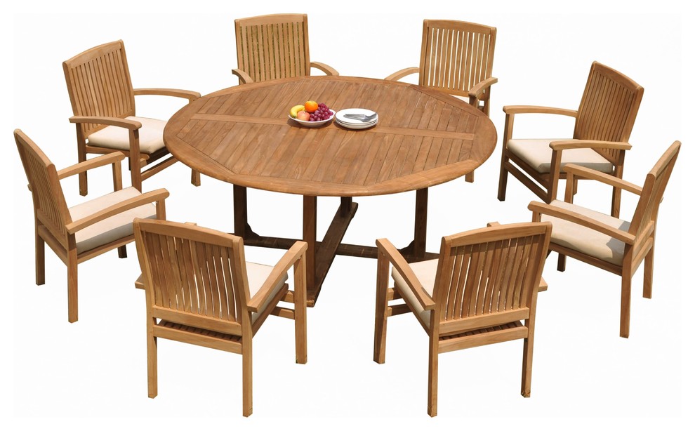 round patio dining sets for 8