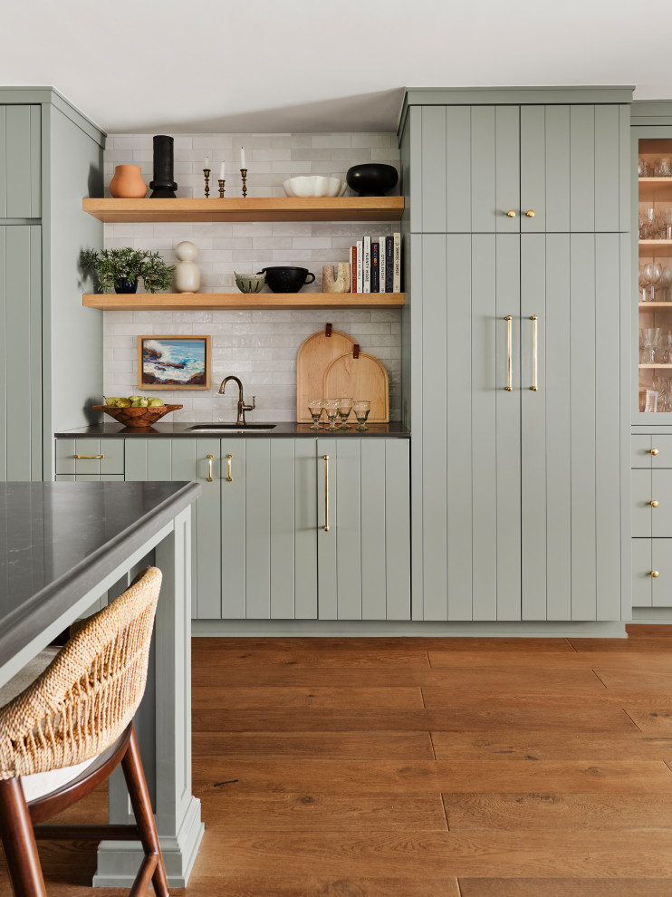 Green is the New Neutral - Transitional - Home Bar - Los Angeles - by ...
