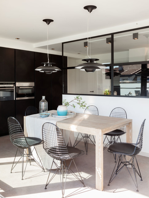 ABRIENDO EL ESPACIO AL EXTERIOR contemporary-dining-room