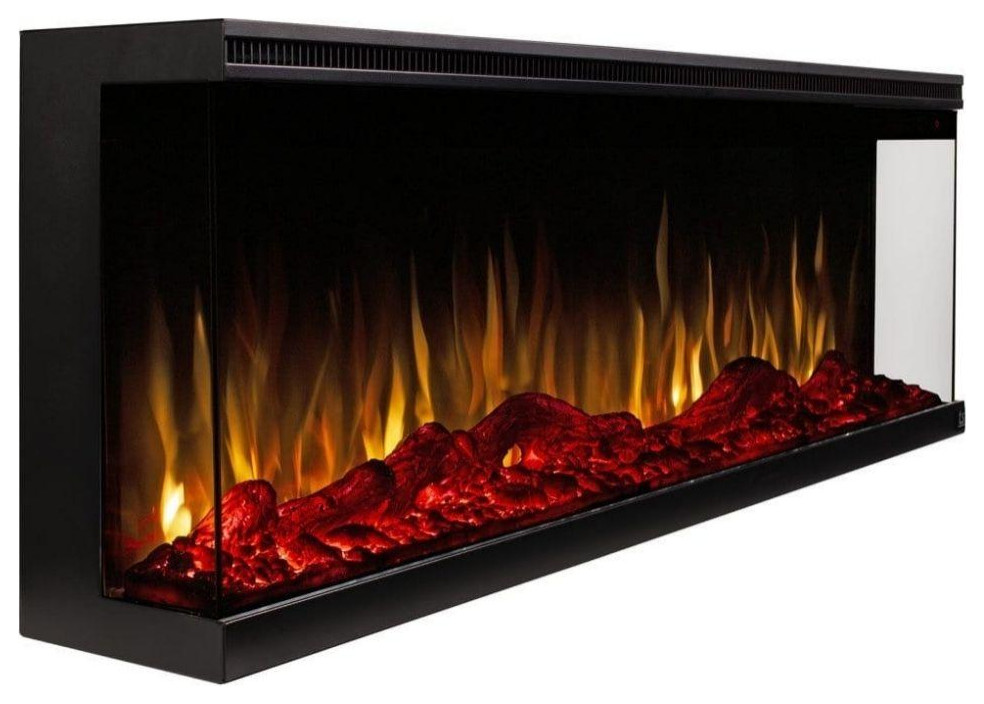 Touchstone Sideline Infinity 3Sided Smart Electric Fireplace, 72" Wide