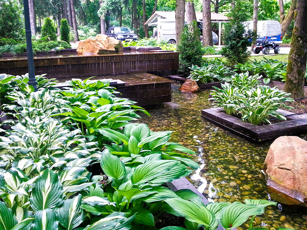 Строительство искусственного водоема в стиле Лофт