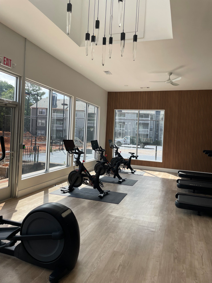 Brookhaven apartment building clubhouse and gym