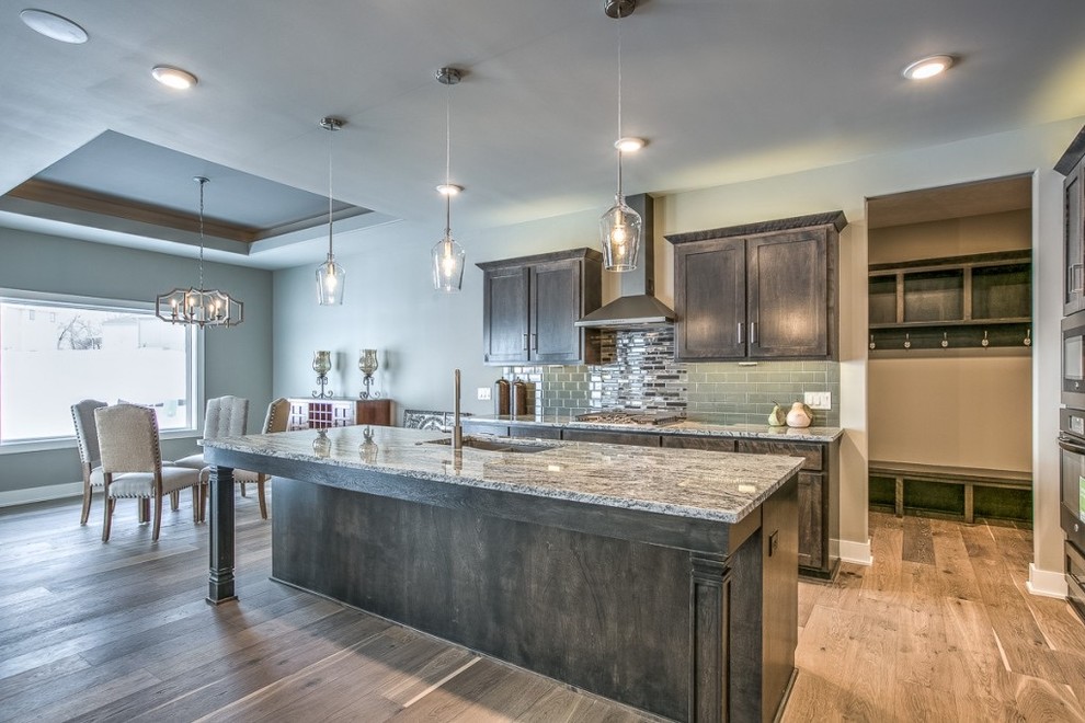 Inspiration for a transitional kitchen remodel in Omaha