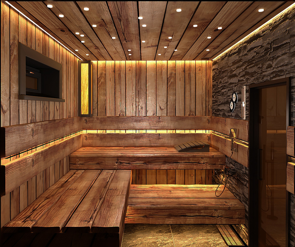 Баня из сруба