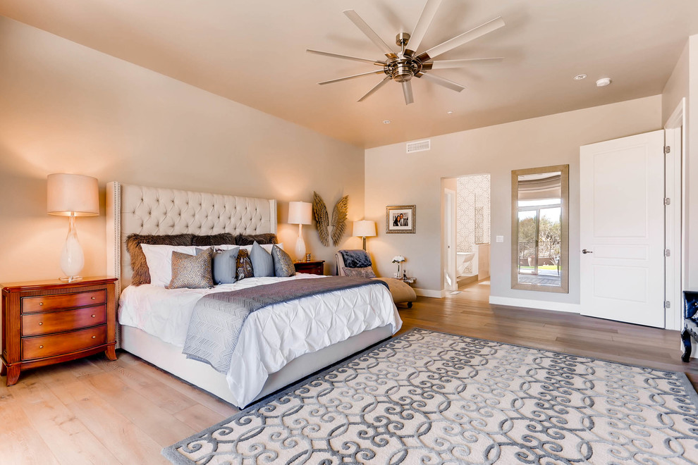 Inspiration for a transitional bedroom remodel in Phoenix