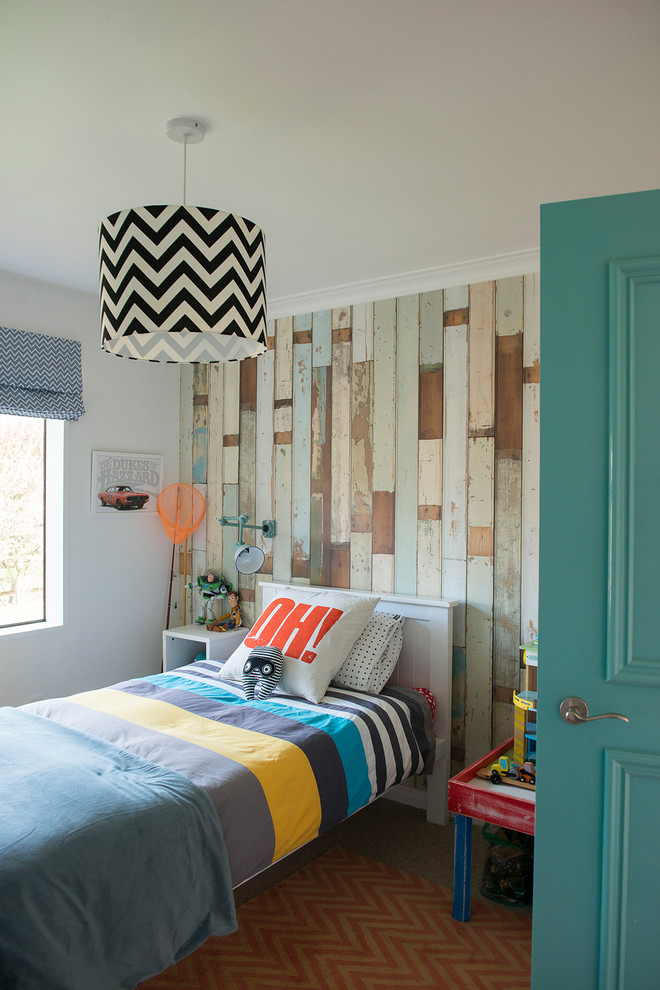 Inspiration for a transitional kids' room in Napier-Hastings.