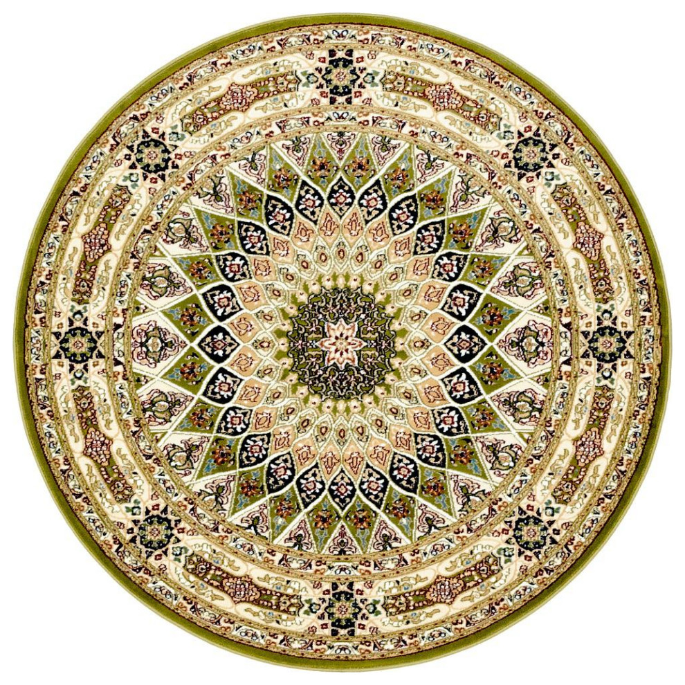 Unique Loom Adams Narenj Rug, 5'x5' Traditional Area Rugs by