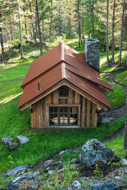 Whitefish Montana Private Historic Cabin Remodel Rustic