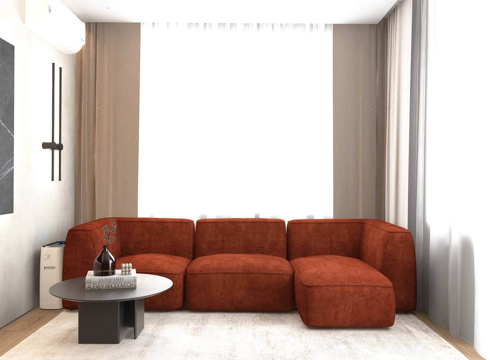 Кухня-гостиная, прихожая 34,5 м2 в ЖК Панин, г. Нижний Новгород