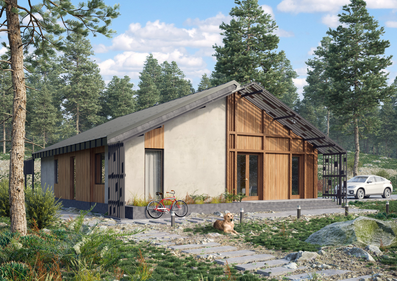 Дом в скандинавском стиле