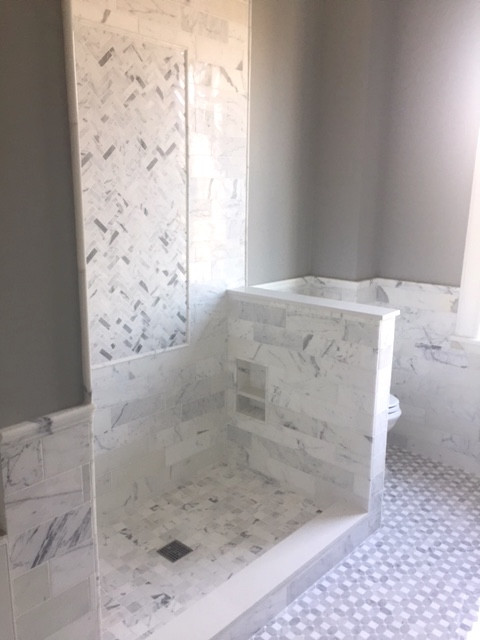 Jersey City Master Bath- before shower door install