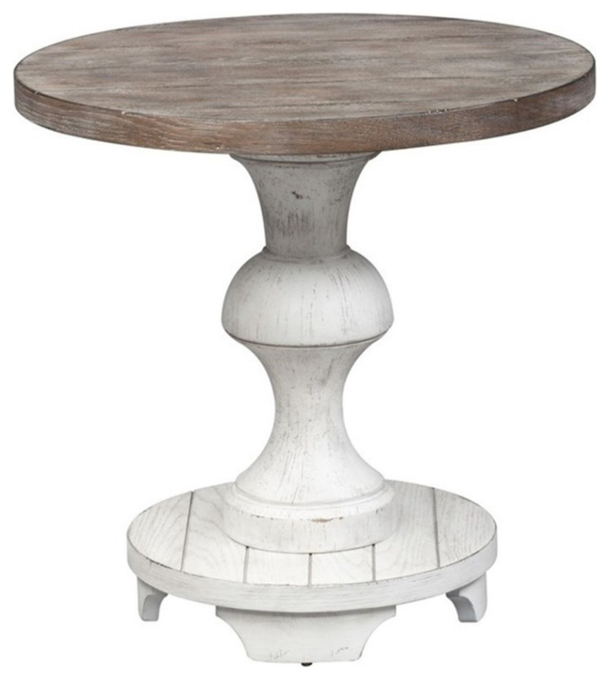 Sedona White Round End Table Side Tables And End Tables by