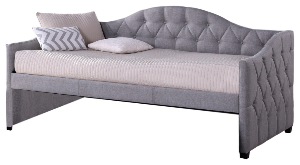 102508/120509 Jamie Daybed, Gray Fabric Transitional Daybeds by
