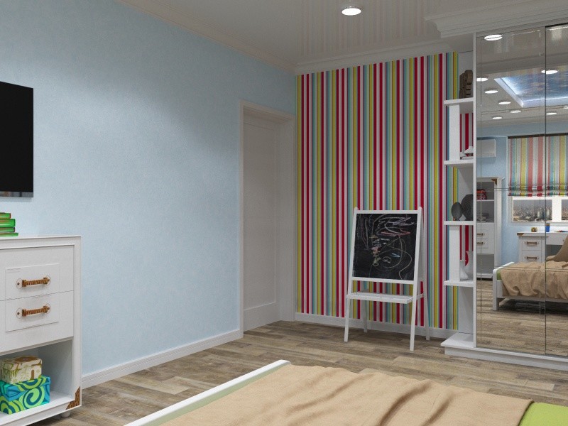 Дизайн-проект детской комнаты для мальчика