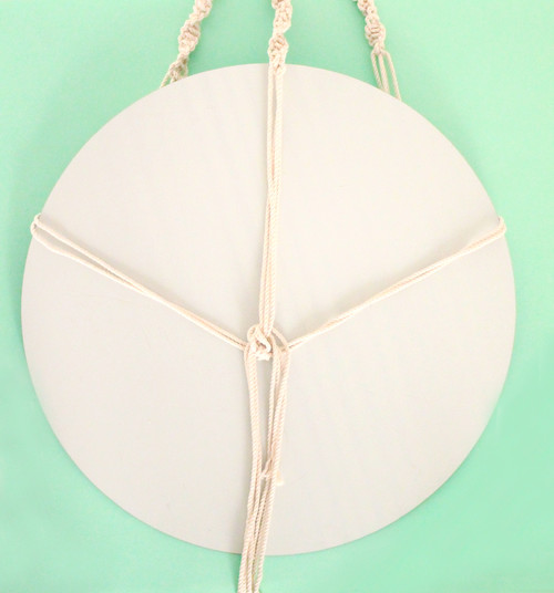 DIY miroir macramé