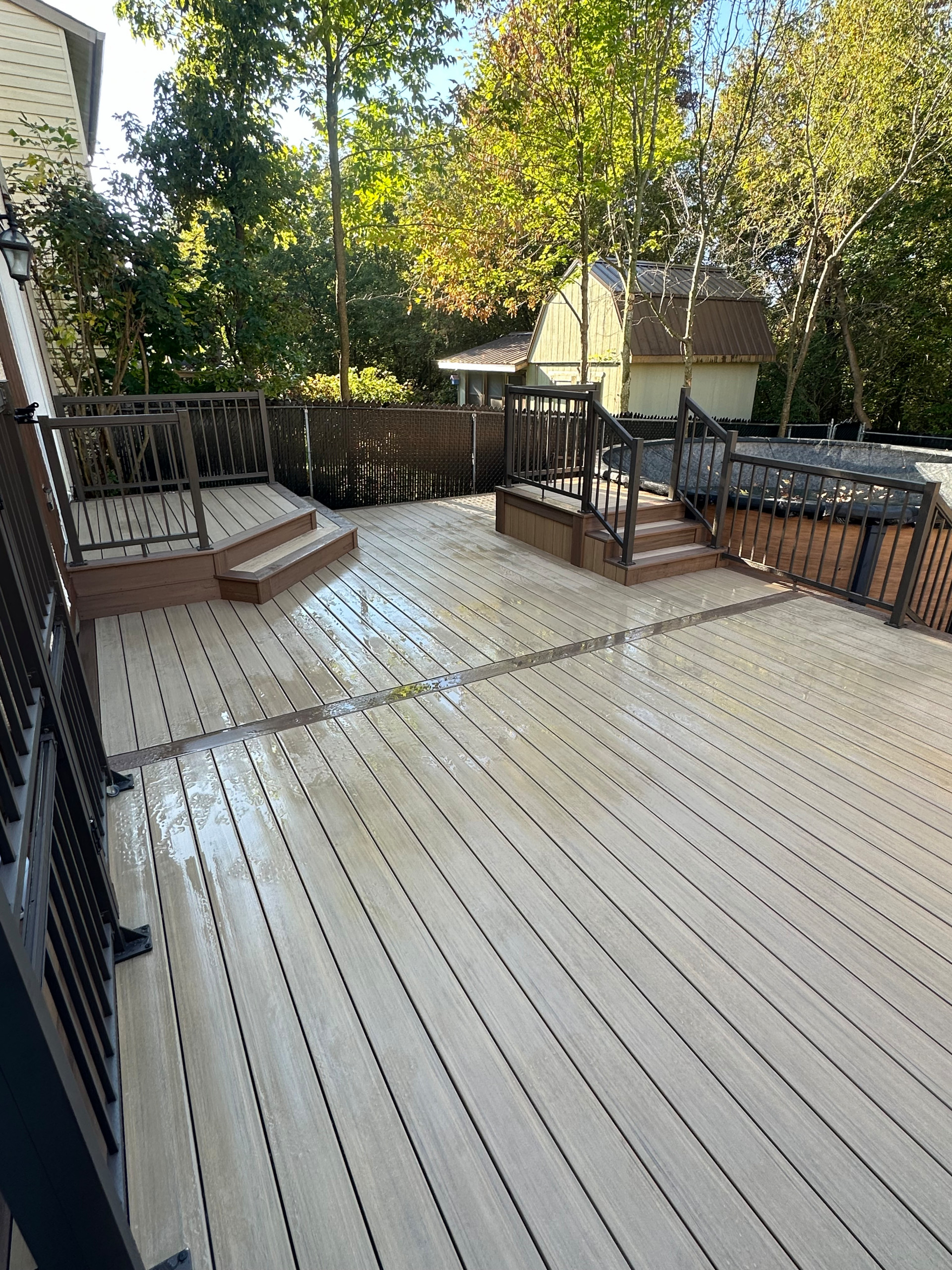 Weathered Teak with English Walnut trim