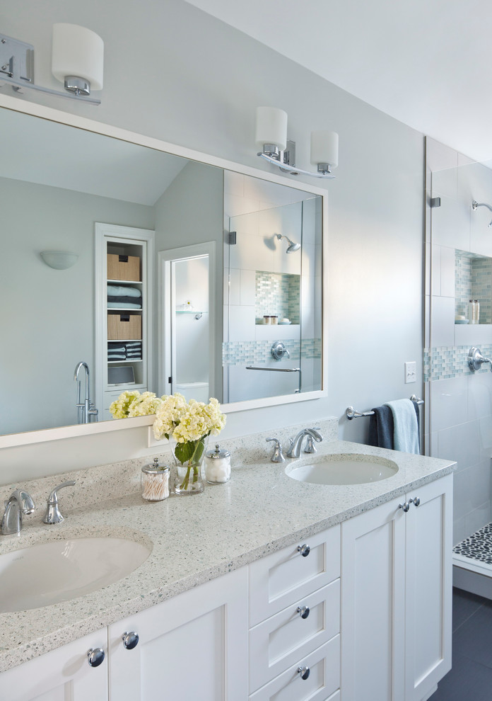 Inspiration for a transitional bathroom remodel in Seattle