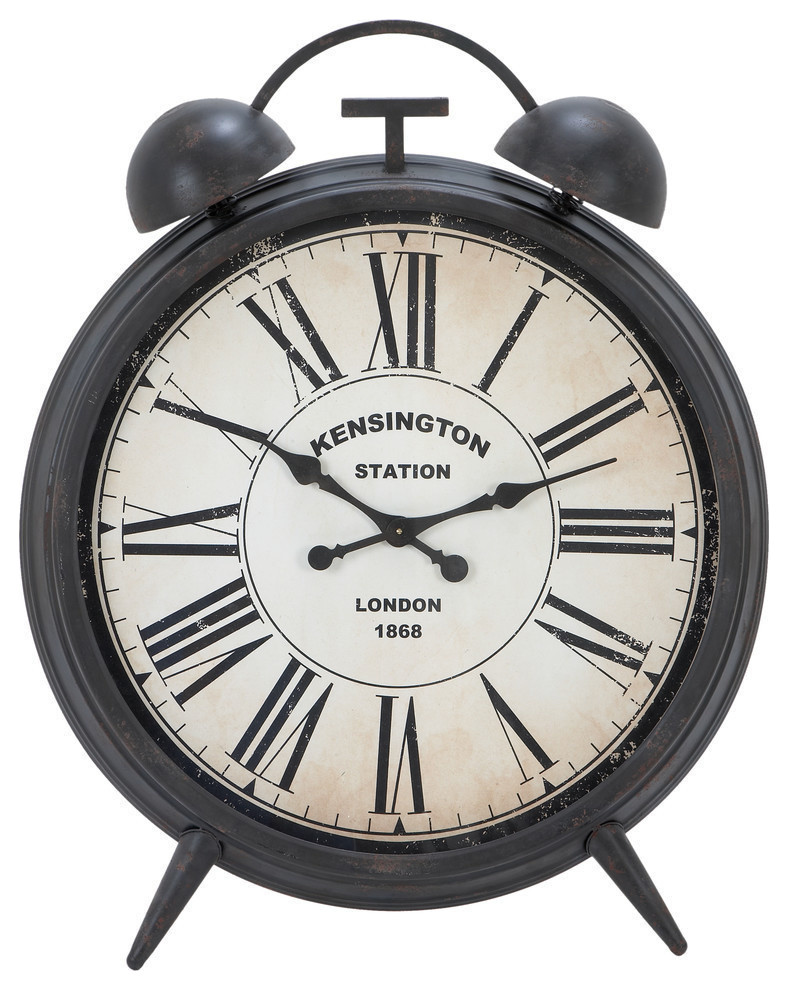 Kensington Station Metal Wall Clock Midcentury Wall Clocks by