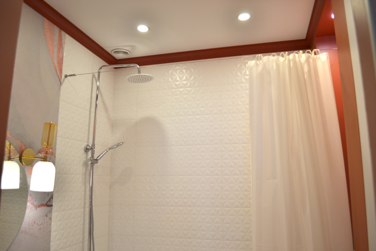 Пальмы в снегу ванна