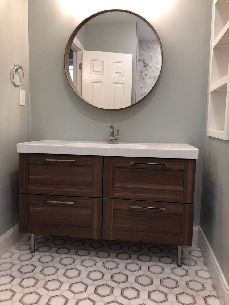 15th St. Contemporary Basement Remodel