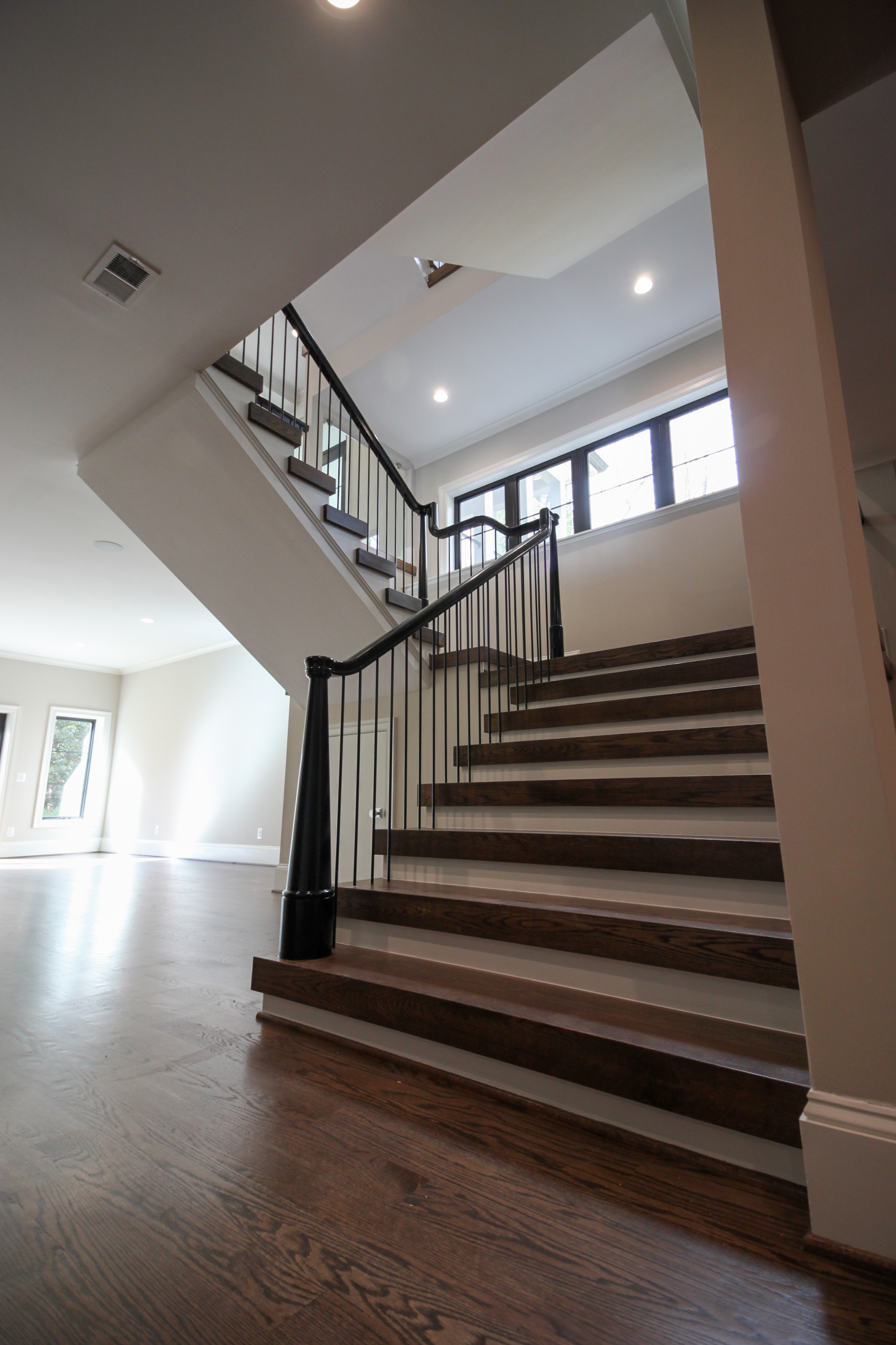 89_Eclectic and Edgy Staircase in French Contemporary Residence, McLean VA 2210