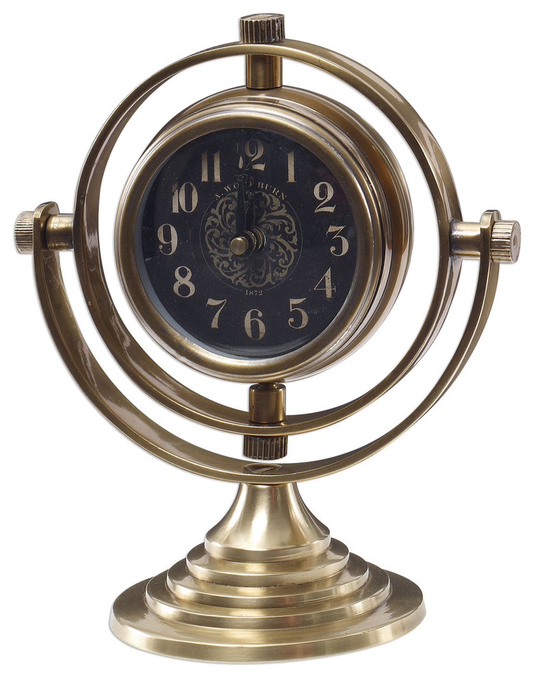 Uttermost Almonzo Table Clock 06430