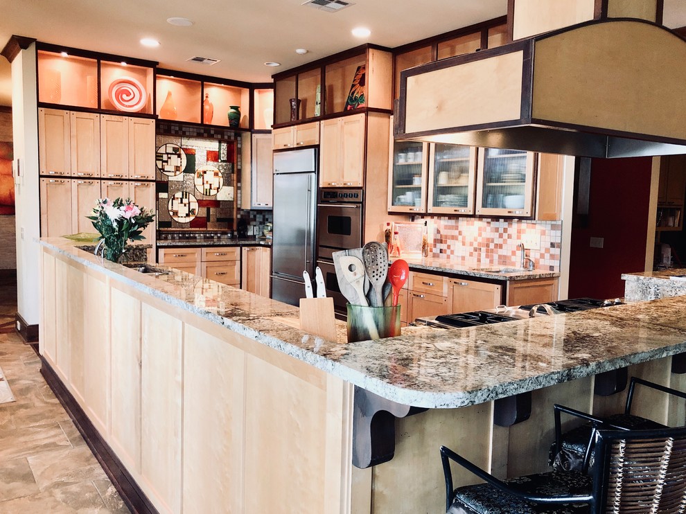 Inspiration for a transitional home design remodel in Jackson