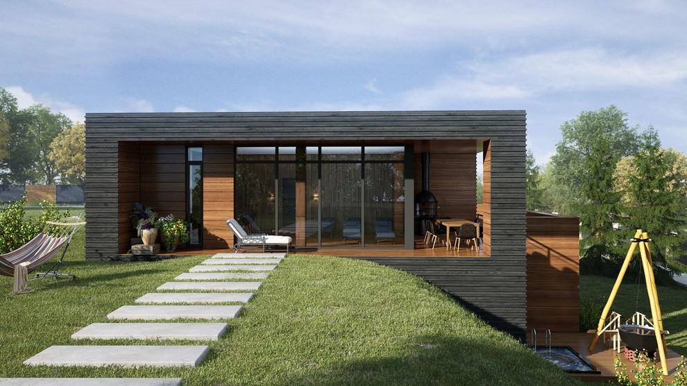 Частный дом-баня на Новой Риге