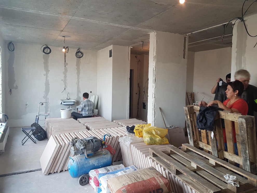 Ремонт 3х ком-ой квартиры 76.8м2 в ЖК"Авентино"(демонтаж,электрик,монтаж ПГП)