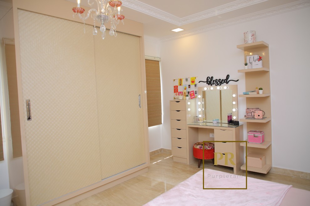 Design ideas for a contemporary storage and wardrobe in Hyderabad.