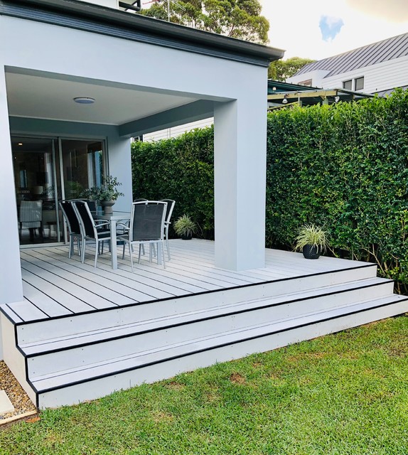 Custom Hardie Deck modern-deck