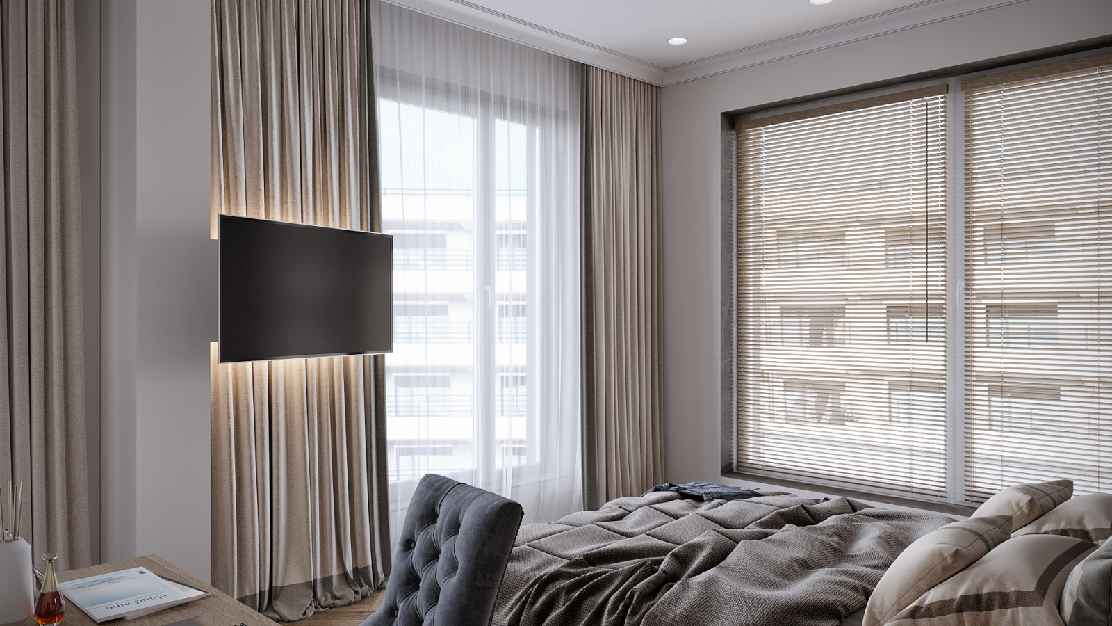 Квартира с террасой в ЖК Европейский берег 107 кв.м.