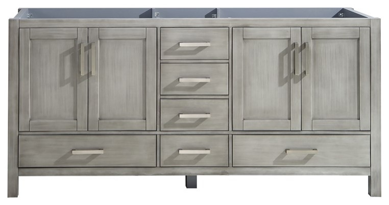 Jacques 72 Distressed Gray Bathroom Bath Storage Vanity Cabinet Only Transitional Vanities And Sink Consoles By Dream Houzz Jacques 72 Distressed Gray Bathroom, Melgar 60 Double Bathroom Vanity Base Only