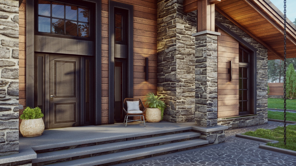 Дом с стиле Шале