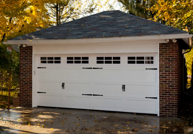 Haas Model 664 Long Panel Traditional Garage Cleveland