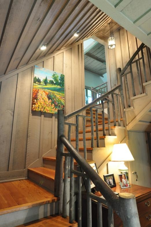 Staircase - rustic staircase idea