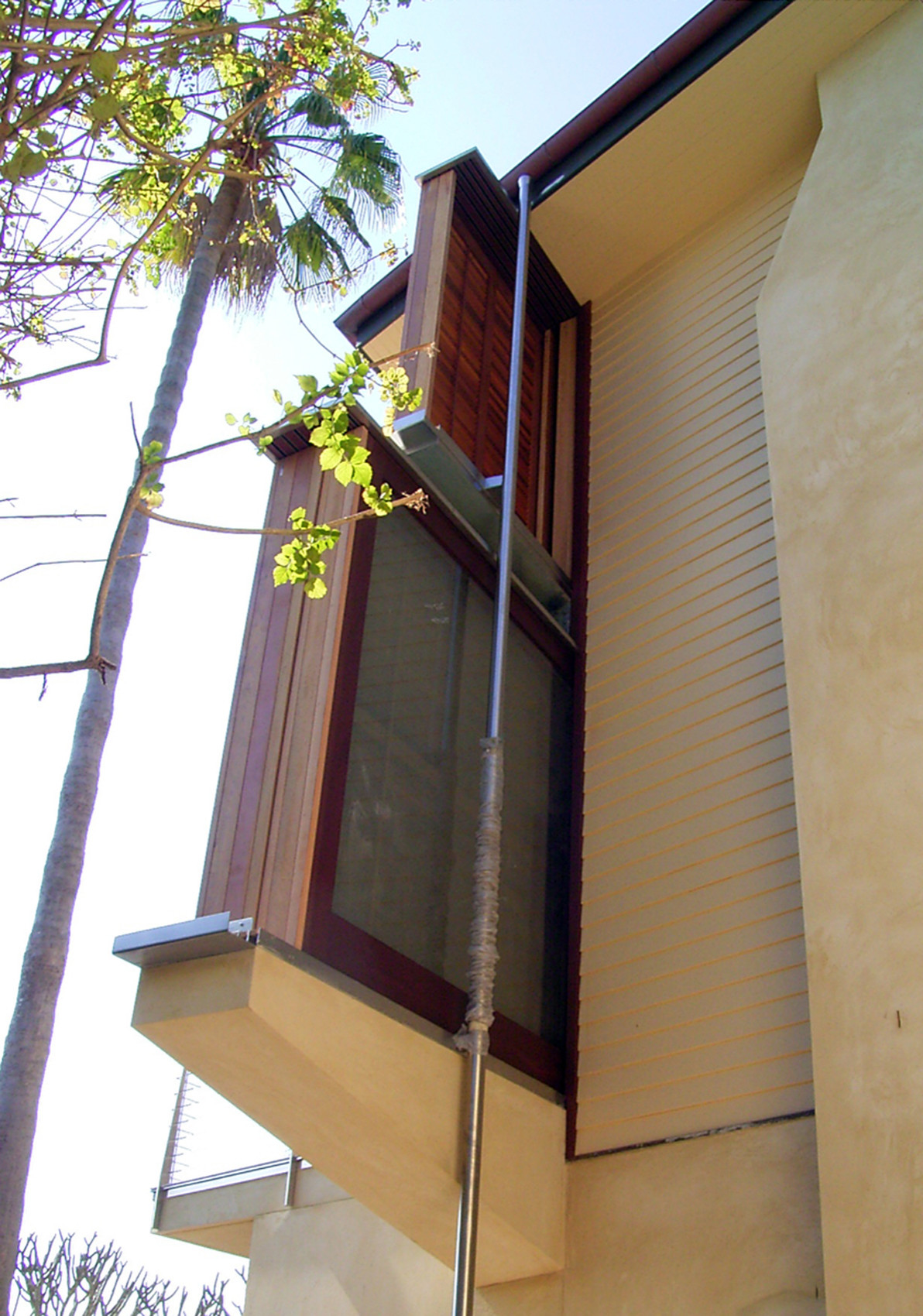 Cantilevered timber doors & shutters