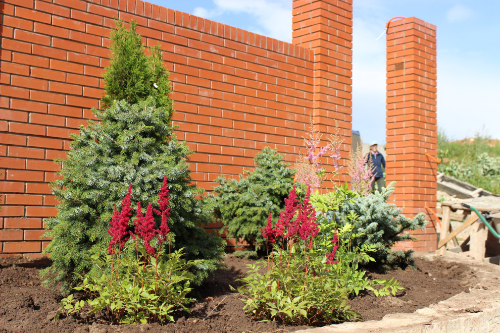 Ландшафтный дизайн участка в д. Зеленый камень (Ижевск)