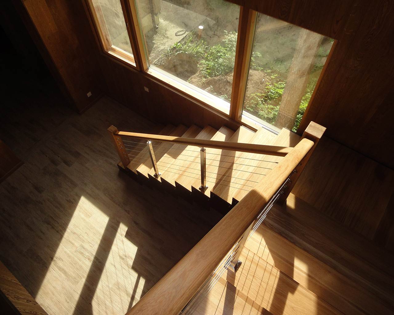 Лестница на второй этаж в Комарово