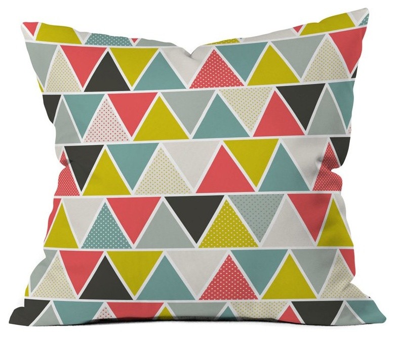 DENY Designs Heather Dutton Triangulum Outdoor Throw Pillow Multicolor - 15273-O